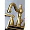 Kingston Brass KB1607AL Heritage 4" Centerset Bathroom Faucet, Brushed Brass KB1607AL - alternate 4